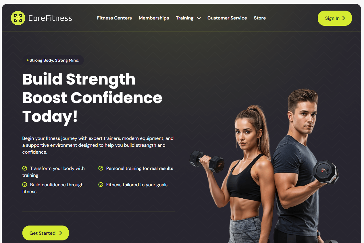 Gym Portal project image